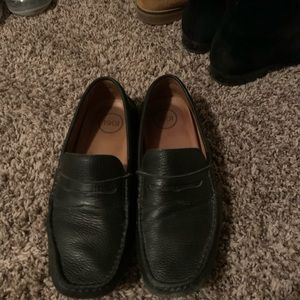 Nordstrom black leather driver